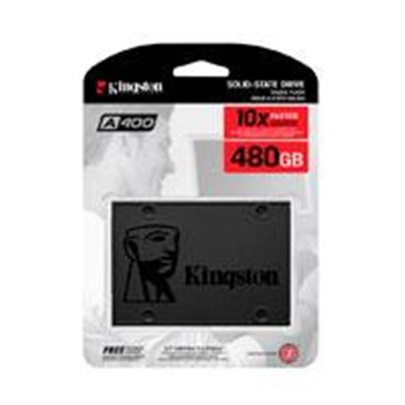 UNIDAD DE ESTADO SOLIDO SSD KINGSTON A400 480GB 2.5 SATA3 7MM LECT.500/ESCR.450MBS
