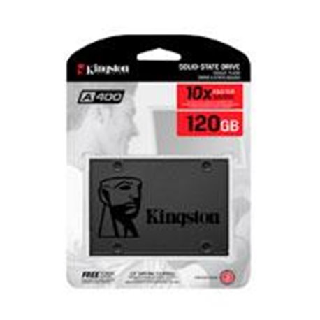 UNIDAD DE ESTADO SOLIDO SSD KINGSTON A400 120GB 2.5 SATA3 7MM LECT.500/ESCR.320MBS
