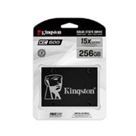 UNIDAD DE ESTADO SOLIDO SSD KINGSTON KC600 256GB 2.5 SATA3 7MM LECT.550/ESCR.500MBS