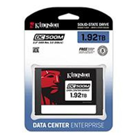 UNIDAD DE ESTADO SOLIDO SSD KINGSTON DC500M 1920GB 2.5 SATA LECT.555/ESCR.520MBS P/SERVER