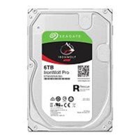 DD INTERNO SEAGATE IRONWOLF PRO 3.5 6TB SATA3 6GB/S 7200RPM 256MB 24X7 HOT-PLUG P/NAS 1-24 BAHIAS