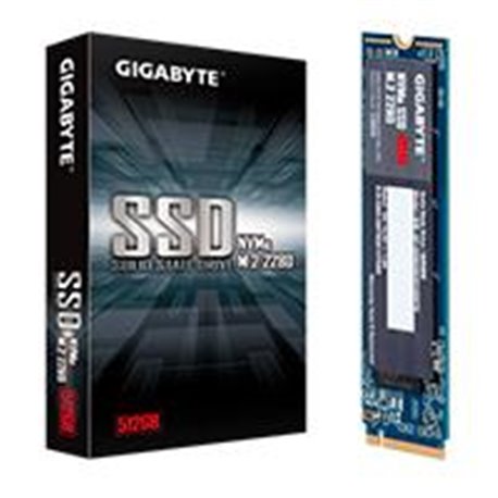 UNIDAD DE ESTADO SOLIDO SSD GIGABYTE NVME M.2 2280 512GB PCIE 3.0X4 NAND FLASH LECT 1700MB/S ESCRIT 1550MB/S