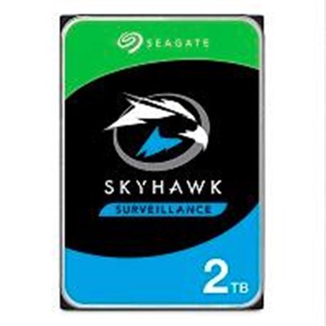 DD INTERNO SEAGATE SKYHAWK VIDEO VIGILANCIA 3.5 2 TB SATA3 6GB/S 5400RPM 256MB 24X7 PARA DVR Y NVR 1-8 BAHIAS/1-64 CAM
