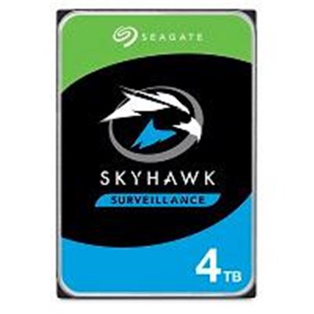 DD INTERNO SEAGATE SKYHAWK VIDEO VIGILANCIA 3.5 4 TB SATA3 6GB/S 5400RPM 256MB 24X7 PARA DVR Y NVR 1-8 BAHIAS/1-64 CAM