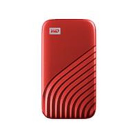 UNIDAD DE ESTADO SOLIDO SSD EXTERNO WD PORTATIL 1TB MY PASSPORT ROJO/USB 3.2 /TIPO C/COPIA LOCAL/ENCRIPTACION/WIN-MAC