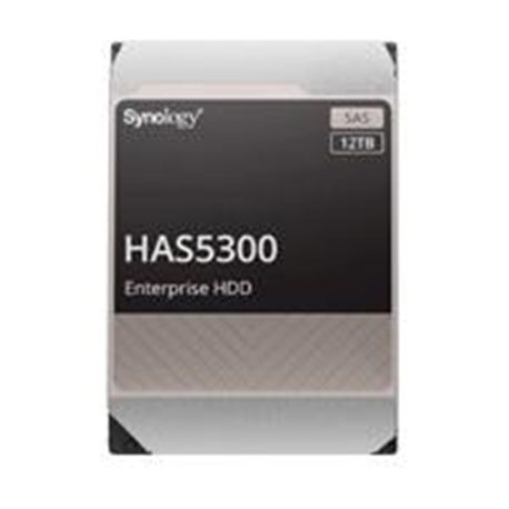 DISCO DURO INTERNO SYNOLOGY ENTERPRISE 3.5 12TB SAS HASTA 12GB/S 7200RPM 256MB HOT-PLUG COMPATIBLE SOLO PARA EQUIPOS SYNOLOGY DE