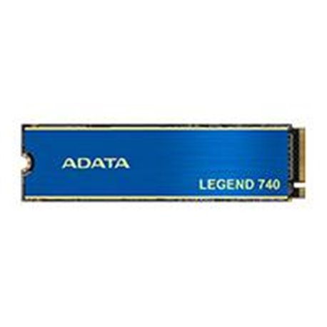 UNIDAD DE ESTADO SOLIDO SSD ADATA LEGEND 740 NVME M.2 2280 1TB PCIE GEN 3X4 3DNAND LECT. 2500MB/S ESCRIT 2000MB/S PC/LAPTOP/MINI