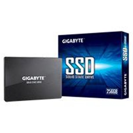 UNIDAD DE ESTADO SOLIDO SSD GIGABYTE 2.5 256GB SATA 6GB/S NANDFLASH 7MM LECT 520MB/S ESCRIT 500MB/S