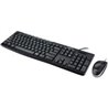 TECLADO/MOUSE LOGITECH MK200 NEGRO ALAMBRICOS MULTIMEDIA/OPTICO USB PC