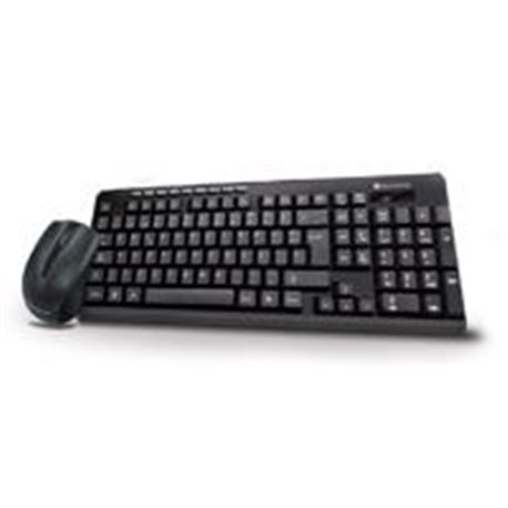 TECLADO/MOUSE TECHZONE TZ16COMB01-INA INALAMBRICO USB 2.4GHZ  NEGRO