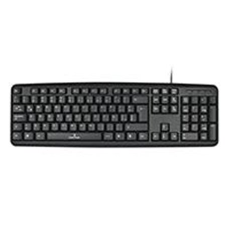 TECLADO ESTANDAR ALAMBRICO USB PERFECT CHOICE NEGRO