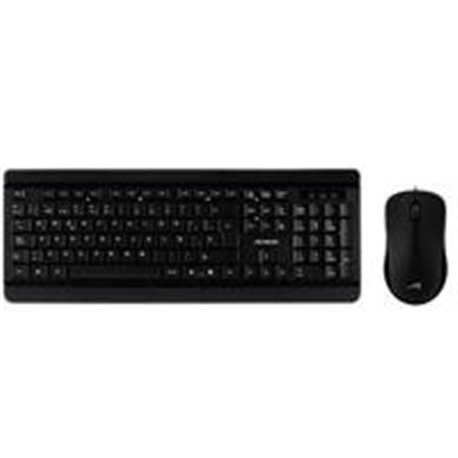 KIT DE TECLADO Y MOUSE ALAMBRICO ACTECK CREATOR MK220 /ACTECK/CONEXION USB /COLOR NEGRO/AC-916639