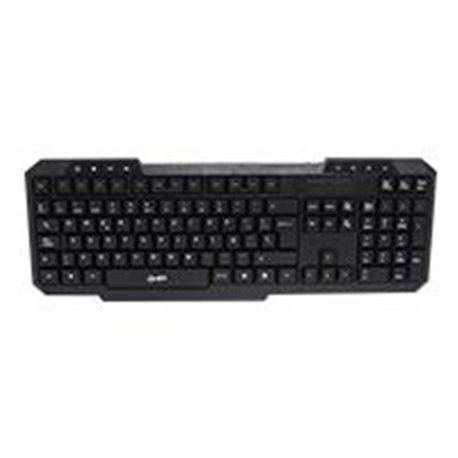 TECLADO GHIA ALAMBRICO USB MULTIMEDIA COLOR NEGRO /104 TECLAS