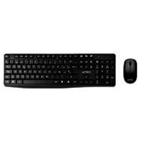 KIT TECLADO Y MOUSE ACTECK CREATOR MK440 INALAMBRICO RECEPTOR USB  NEGRO AC-931755