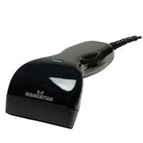 LECTOR DE CODIGO DE BARRAS MANHATTAN 80MM USB NEGRO