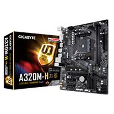 MB GIGABYTE A320 AMD S-AM4 3A GEN/2XDDR4 2400MHZ/HDMI/DVI/4XUSB3.1/M.2/MICRO ATX/GAMA BASICA