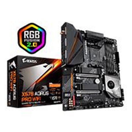 MB GIGABYTE X570 AMD S-AM4 3A GEN/4XDDR4 3200/PCIE 4.0/HDMI/4XUSB 3.2/M.2/WIFI/BLUETOOTH/ATX/GAMA ALTA/GAMER/RGB