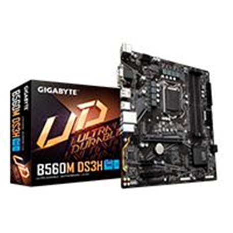 MB GIGABYTE B560 INTEL S-1200 11A GEN/4XDDR4 2933MHZ/PCIE 4.0/HDMI/DVI/VGA/DP/3X USB 3.2/USB-C/M.2/MICRO ATX/GAMA MEDIA