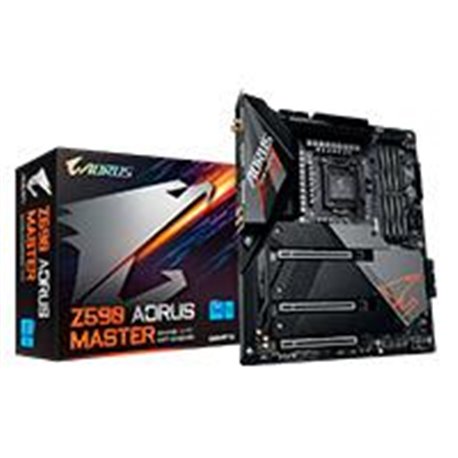 MB GIGABYTE Z590 INTEL S-1200 11A GEN/4XDDR4 3200MHZ/PCIE 4.0/DP/8XUSB 3.2/USB-C/M.2/WIFI/BLUETOTH/ATX//RGB/GAMA ALTA/GAMER