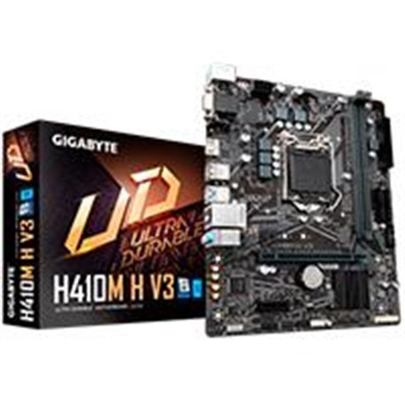 MB GIGABYTE H410 INTEL S-1200 10A GEN/2XDDR4 2666MHZ/VGA/HDMI/4XUSB3.1/M.2/MICRO ATX/GAMA BASICA
