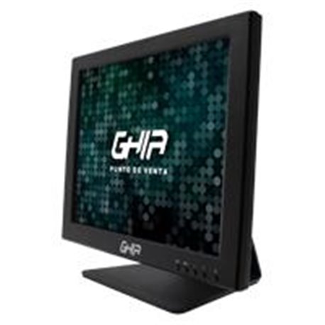 MONITOR LCD TOUCH GHIA / 15 PULGADAS / DE USO RUDO / PUNTO DE VENTA