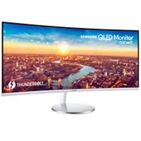 MONITOR LED SAMSUNG 34 WIDESCREEN WQHD 3440 X 1440  LC34J791WTLXZX, BLANCO,1 HDMI 1 DISP PORT, 2 USB, CURVO
