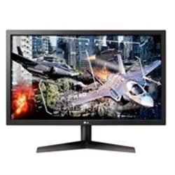 MONITOR GAMER ULTRAGEAR LED LG 24GL600F-B 23.6 FHD 1920X1080, ASPECTO 16:9, 144HZ, TR 1MS, PANEL TN, HDMI(2) DISPLAYPORT(1) AUX(