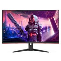 MONITOR LED CURVO GAMER AOC PANEL VA 32 PULGADAS / HDMI / DISPLAYPORT / ASPECTO 169 / TIEMPO DE RESPUESTA 1 MS / AMD FREE SYNC /