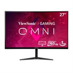 MONITOR VIEWSONIC ENTRETENIMIENTO Y JUEGOS, VX2718-2KPC-MHD, CURVO 1500R, 2560  X 1440, WQHD, 165HZ ACTUALIZACION, 1 MS TIEMPO D