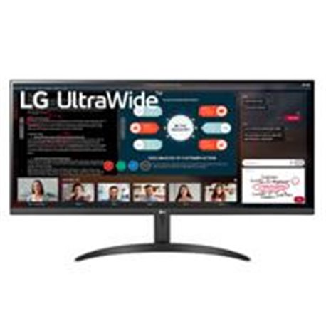 MONITOR LED LG 34WP500-B 34 ULTRAWIDE 2560X1080, ASPECTO 21:9, 75 HZ, TR 5MS, PANEL IPS, HDMI(2) AUX(1), DIVISION DE PANTALLA, D