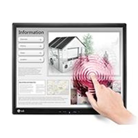 MONITOR TOUCHSCREEN LED LG 17MB15T-B 17 HD 1280X1024, ASPECTO 5:4, 75 HZ,TR 5MS, PANEL TN, ANTIREFLEJANTE, VGA(1) USB(1), COLOR 