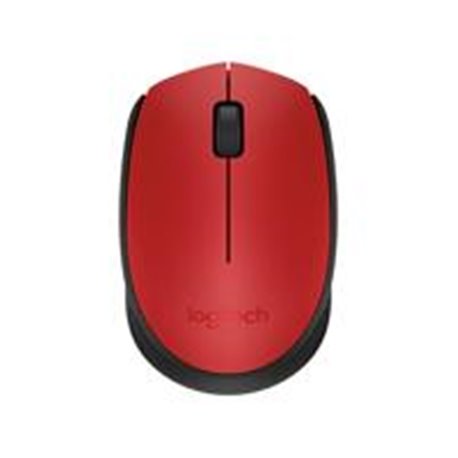 MOUSE LOGITECH M170 RED-K OPTICO INALAMBRICO MINI RECEPTOR USB PC/MAC/CHROME.