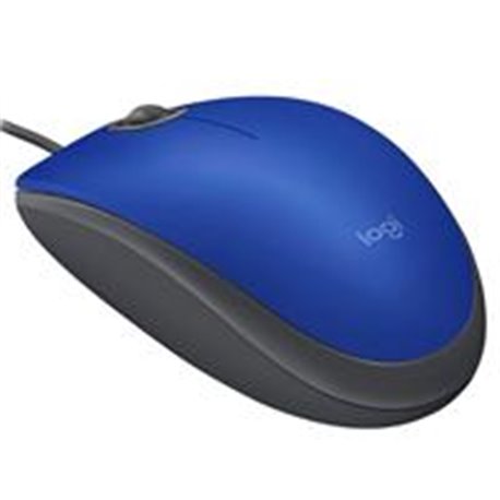 MOUSE LOGITECH M110 SILENT BLUE OPTICO ALAMBRICO USB WINDOWS 10 O POSTERIOR, WINDOWS 8, WINDOWS 7 MAC OS X 10.5 O POSTERIOR CHRO