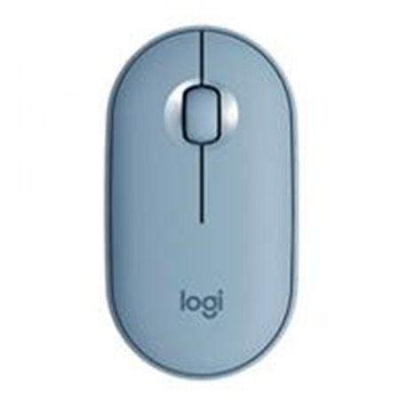 MOUSE LOGITECH M350 BLUE GREY INALÁMBRICO RECEPTOR USB Y BLUETOOTH  PC/MAC/CHROME/LINUX/ANDROID/IPADOS