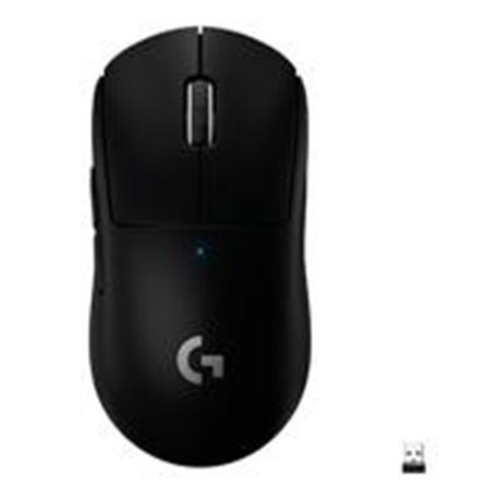 MOUSE GAMING INALAMBRICO LOGITECH G PRO X SUPERLIGHT NEGRO USB 1MS HERO 25.400DPI 63GR RECARGABLE