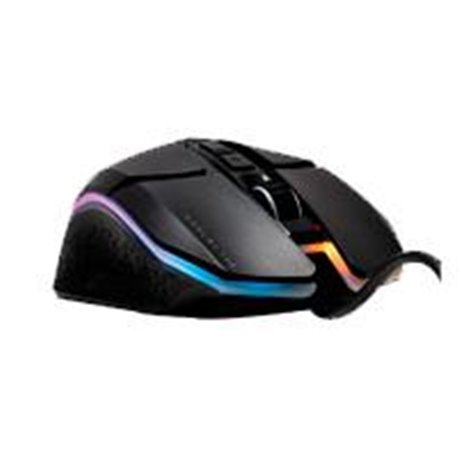 MOUSE GAMER ALAMBRICO BALAM RUSH/ACTECK/ USB/ILUMINACION RGB/7 BOTONES SCROLL/HASTA 12000 DPI CONFIGURABLES/HELIUM/COLOR NEGRO/B