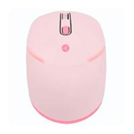 MOUSE TECHZONE TZMOUG202-INA INALAMBRICO ERGONOMICO NANO USB ROSA
