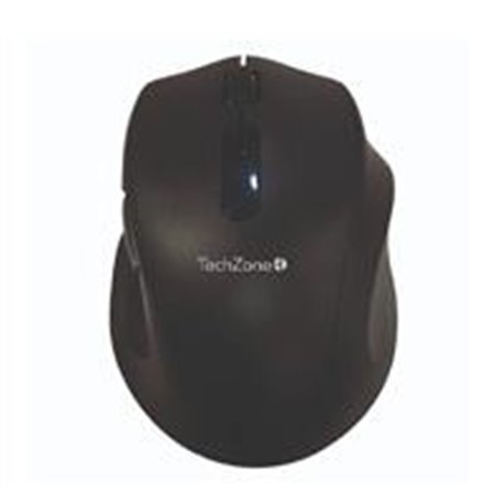 MOUSE TECHZONE TZMOUG205-INA INALAMBRICO 6 BOTONES NANO USB NEGRO