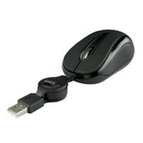 MINI MOUSE OPTICO RETRACTIL EASY LINE BY PERFECT CHOICE NEGRO USB COMPATIB.CON WINDOWS XP,VISTA,7/MAC OS