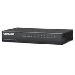 SWITCH 8 PUERTOS INTELLINET RJ45 10/100 ESCRITORIO METAL