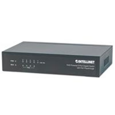 SWITCH POE 5 PTOS INTELLINET 10/100/1000 GIGABIT 4 POE PSE 68W 1 POE PD  26W