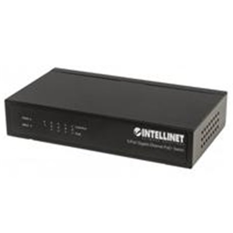 SWITCH POE 5 PTOS INTELLINET 10/100/1000 GIGABIT 4 POE 60W 1 ESTANDAR