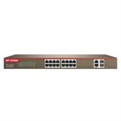 SWITCH S3300-18-PWR-M IP-COM POE, ADMINISTRACION COMUN VIA WEB SMART, 16 PUERTOS FAST ETHERNET, POE AF, AT, 2 GE, VLAN, 230 W