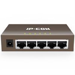 SWITCH G1005 IP-COM NO ADMINISTRABLE 5 PUERTOS 10/100/1000 MBPS, PROTECCIÓN RAYOS 4KV, PLUG  AND  PLAY, CAJA ACERO