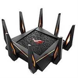 ROUTER GAMER ASUS AX11000/1148-4804MBPS/2.4 Y 2X 5GHZ/4X LAN GBE/MU-MIMO/2X USB/8X ANTENAS EXT/CONTROL PARENTAL/VPN/AIMESH/WTFAS