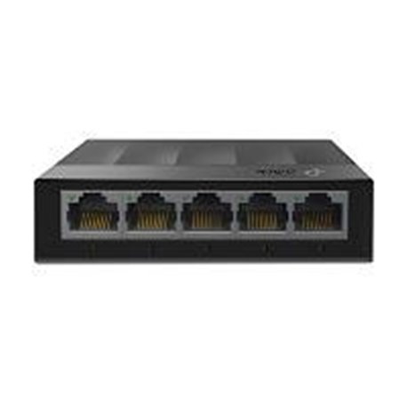 SWITCH TP-LINK LS1005G 5 PUERTOS RJ45 GIGABIT 10/100/1000 MBPS NO ADMINISTRABLE AUTO MDI/MDIX PARA ESCRITORIO O MONTAJE EN PARED
