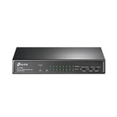 SWITCH TP-LINK TL-SF1009P 9 PUERTOS RJ45 10/100 MBPS NO ADMINISTRABLE CON 8 PUERTOS POE PARA ESCRITORIO