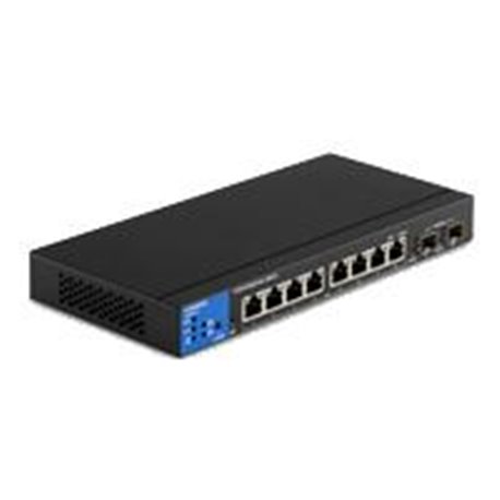 SWITCH LINKSYS LGS310MPC 8 PUERTOS ADMINISTRABLE POE GE 2 1G SFP 110W ADMIN NUBE
