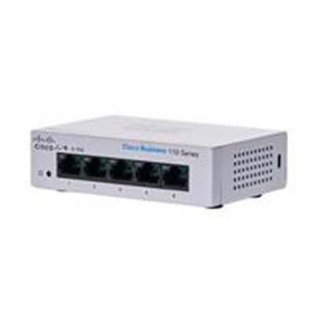 SWITCH CISCO BUSINESS CBS 5 PUERTOS 10/100/1000 GIGABIT, NO ADMINISTRABLE 10 GBIT/S