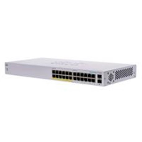 SWITCH CISCO BUSINESS CBS 24 PUERTOS 10/100/1000 GIGABIT, NO ADMINISTRABLE, POE, 32 GBIT/S